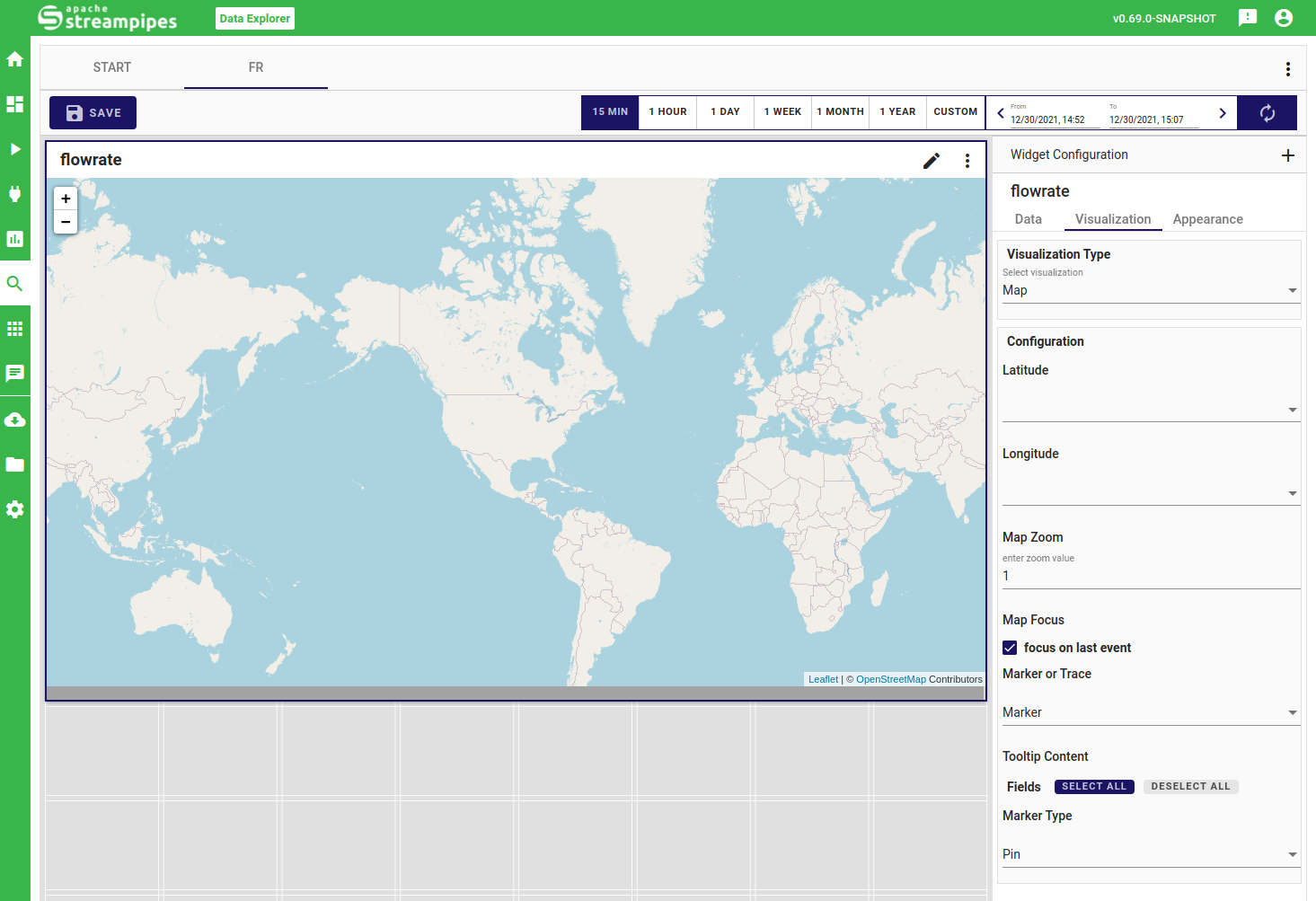 StreamPipes Data Explorer Map