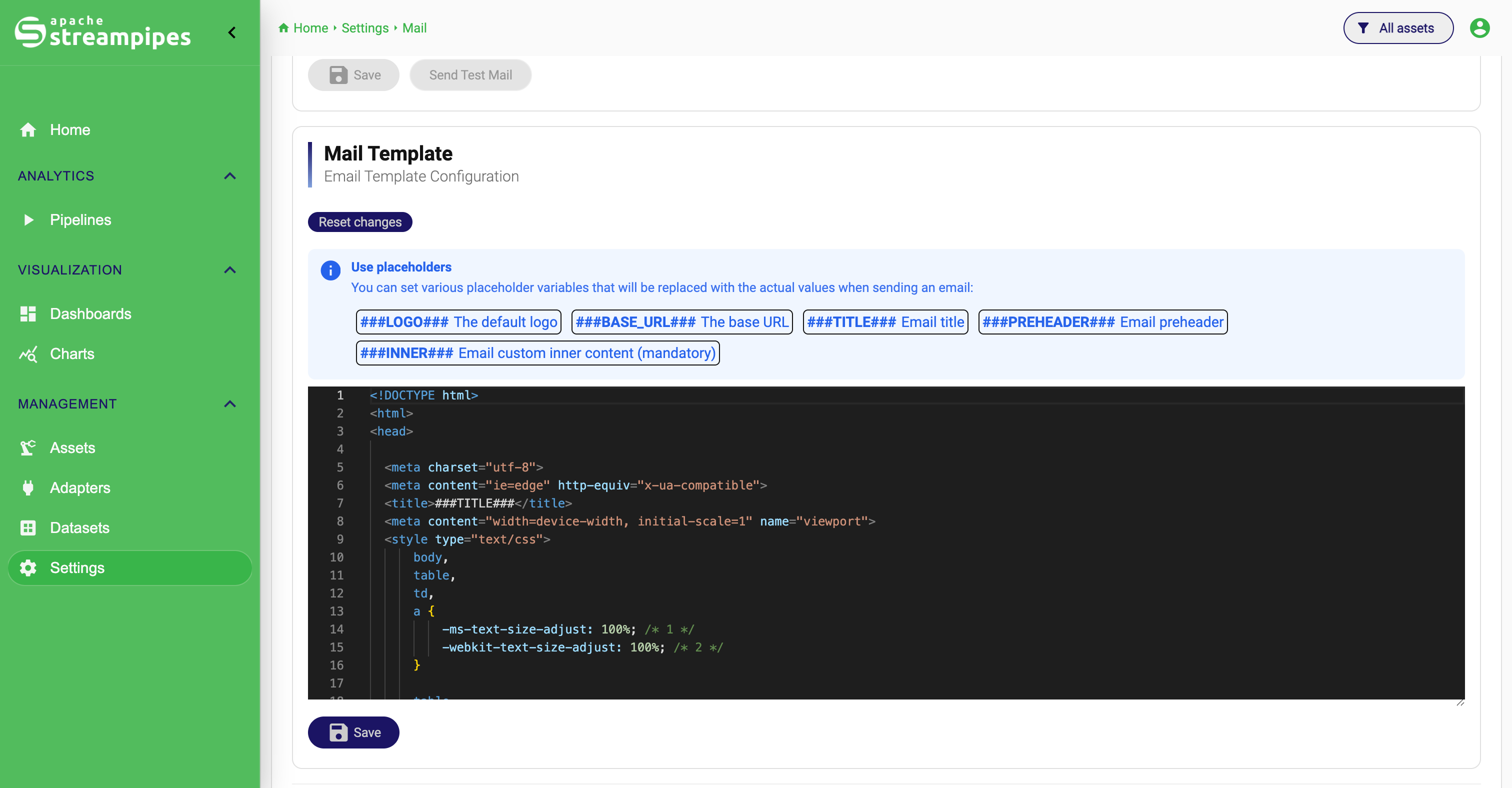 Mail Configuration